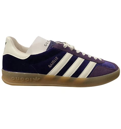 purple gucci gazelles|adidas gazelle purple velvet.